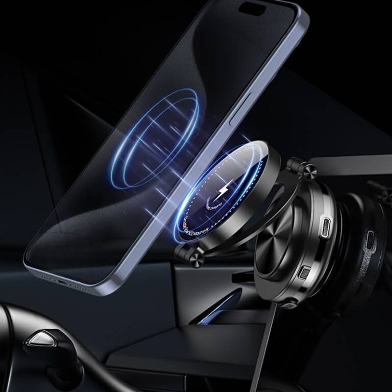 両面吸着 magsafe対応車載ホルダーC3/C5 マグネット式 真空 スマホホルダー