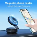 両面吸着 magsafe対応車載ホルダー MA-151M グネット式 真空 スマホホルダー  真空吸着式 携帯電話ホルダー 360度回転 電動真空吸着式スマホホルダー SKU:AC070720245034 - 画像 (3)