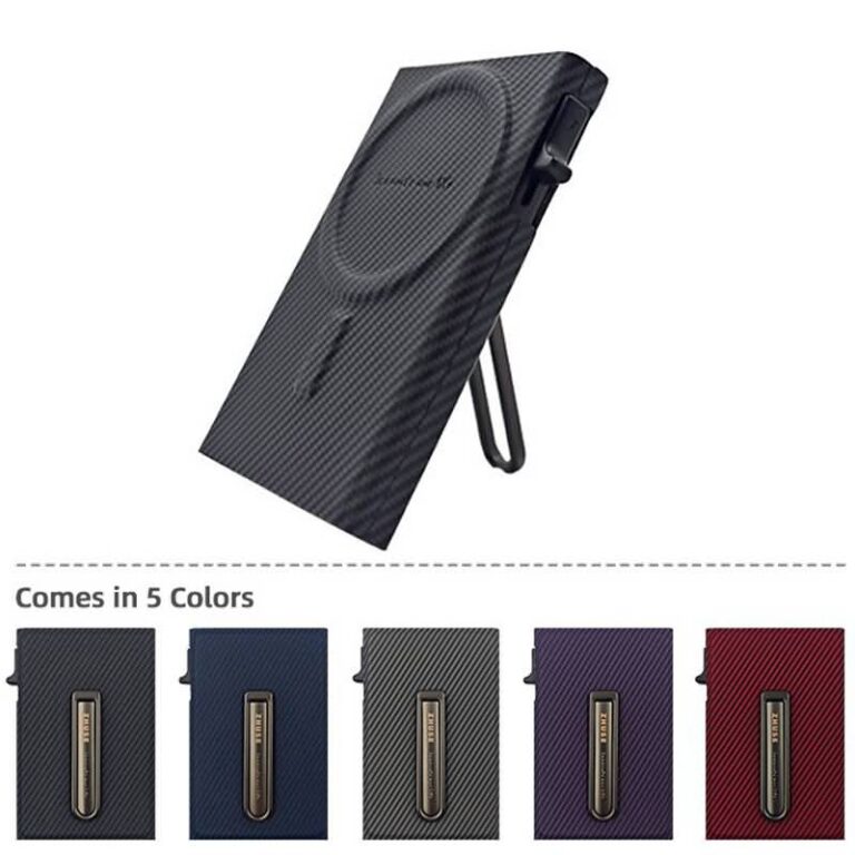 iPhone・スマホ 通用Magsafe対応ケース 強力磁 ケース 角度調節可能 折れ畳式 カード収納可能 ケース