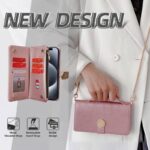 iPhone 17 手帳型ケース ショルダーストラップ付き