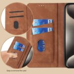 iPhone 17 手帳型ケース iPhone16Pro PUレザー ケース