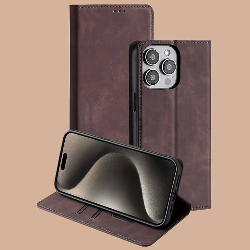 iPhone 17 手帳型ケース iPhone16Pro PUレザー ケース