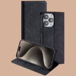 iPhone 17 手帳型ケース iPhone16Pro PUレザー ケース