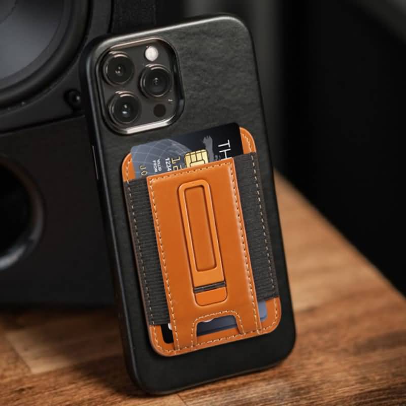 iPhone・スマホ 通用Magsafe対応ケース 強力磁 ケース 角度調節可能 折れ畳式 カード収納可能 ケース magsafe対応収納ケース 全8色
