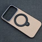 iPhone 17 背面型ケース magsafe対応ケース iPhone17pro PUレザー ケース