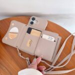 iPhone 16 背面型ケース ショルダーストラップ付き
