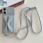 iPhone 16 背面型ケース ショルダーストラップ付き