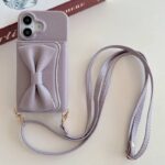 iPhone 16 背面型ケース ショルダーストラップ付き