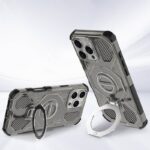 iPhone17 2in1 PC+TPU ケース magsafe対応ケース 360度回転可能 iPhone16ケース