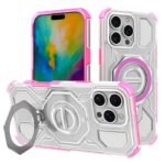 iPhone17 2in1 PC+TPU ケース magsafe対応ケース 360度回転可能 iPhone16ケース