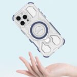 iPhone17 2in1 PC+TPU ケース magsafe対応ケース 360度回転可能 iPhone16ケース