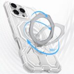 iPhone17 2in1 PC+TPU ケース magsafe対応ケース 360度回転可能 iPhone16ケース