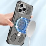 iPhone17 2in1 PC+TPU ケース magsafe対応ケース 360度回転可能 iPhone16ケース