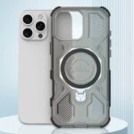 iPhone17 2in1 PC+TPU ケース magsafe対応ケース 360度回転可能 iPhone16ケース