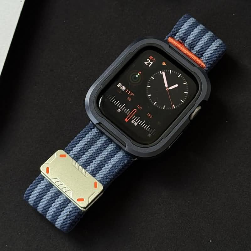 アップルウォッチ バンド マグネット式 Apple watch ナイロン バンド Apple watch 44mm 45mm 46mm 49mm ULTRA ナイロン ベルト