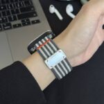 アップルウォッチ バンド マグネット式 Apple watch ナイロン バンド Apple watch 44mm 45mm 46mm 49mm ULTRA ナイロン ベルト