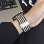 アップルウォッチ バンド マグネット式 Apple watch ナイロン バンド Apple watch 44mm 45mm 46mm 49mm ULTRA ナイロン ベルト