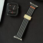 アップルウォッチ バンド マグネット式 Apple watch ナイロン バンド Apple watch 44mm 45mm 46mm 49mm ULTRA ナイロン ベルト
