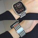 アップルウォッチ バンド マグネット式 Apple watch ナイロン バンド Apple watch 44mm 45mm 46mm 49mm ULTRA ナイロン ベルト