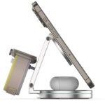 QI2 折れ畳式 3in1ワイヤレス充電器 360度回転可能 Apple watch &Air Pods充電充電可能