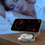 QI2 折れ畳式 3in1ワイヤレス充電器 360度回転可能 Apple watch &Air Pods充電充電可能