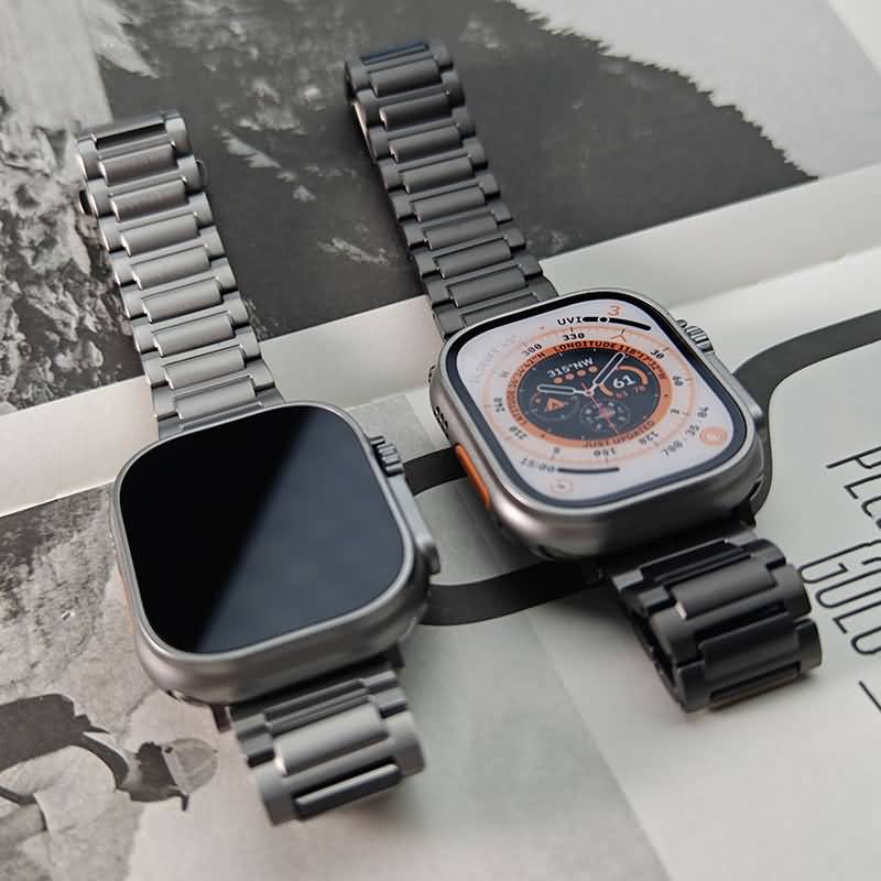 42/44/45/46/49mm Apple Watch 高品質 バンド チタン合金 ベルト