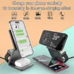 3in1 ワイヤレス充電器 Apple watch &Air Pods充電充電可能 充電スタンド