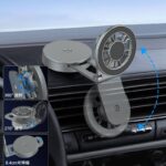 Magsafe対応 車載ホルダー 多機能 折れ畳式 スマホホルダー