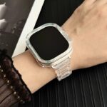 アップルウォッチ PC バンド ベルト＋カバー構造 アップルウォッチ バンド apple watch 交換バンド