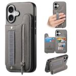 iPhone 17 背面型ケース iPhone16Pro PUレザー ケース magsafe対応ケース