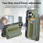 iPhone 17 背面型ケース iPhone16Pro PUレザー ケース magsafe対応ケース