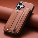 iPhone 17 背面型ケース iPhone16Pro PUレザー ケース magsafe対応ケース