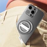 両面マグネット式 折り畳 スマホ スタンド アルミ合金製 折り畳式 マグネット式 スマホ スタンド
