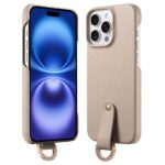 iPhone17 高級本革レザー 背面型 magsafe対応ケース iPhone16Pro 本革手帳ケース