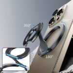 両面マグネット式 折り畳 スマホ スタンド アルミ合金製 折り畳式