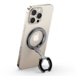 両面マグネット式 折り畳 スマホ スタンド アルミ合金製 折り畳式