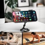 両面マグネット式 折り畳 スマホ スタンド アルミ合金製 折り畳式 マグネット式 スマホ スタンド