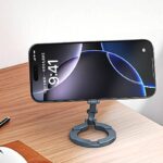 両面マグネット式 折り畳 スマホ スタンド アルミ合金製 折り畳式 マグネット式 スマホ スタンド