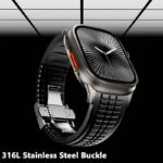 アップルウォッチ バンド Apple Watch 高品質 FKM ラバー フッ素ゴム ラバー ベルト 耐熱性 耐油性 アップルウォッチ バンド ベルト
