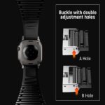 アップルウォッチ バンド Apple Watch 高品質 FKM ラバー フッ素ゴム ラバー ベルト 耐熱性 耐油性 アップルウォッチ バンド ベルト