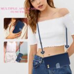 iPhone 17 手帳型ケース ショルダーストラップ付き