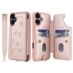 iPhone 17 背面型ケース iPhone16Pro PUレザー ケース ショルダーストラップ付きiPhone16Pro max PU合成革 レザー ケース スマホケース