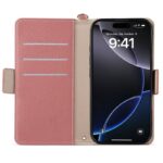 iPhone 17 手帳型ケース iPhone16 手帳型ケース magsafe対応ケース iPhone16 PUレザー 手帳型ケース カード収納可能 スタンド機能 スマホケース