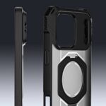 iPhone17 2in1 PC+TPU ケース magsafe対応ケース 360度回転可能 iPhone16ケース iphone全機種対応 ケース iPhone16Plus ケース スマホケース