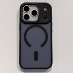 iPhone17 2in1 PC+TPU ケース さらさら高級感 magsafe対応ケース iPhone16ケース iphone全機種対応 ケース iPhone16Plus ケース