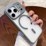 iPhone17 2in1 PC+TPU ケース さらさら高級感 magsafe対応ケース iPhone16ケース iphone全機種対応 ケース iPhone16Plus ケース