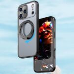 iPhone17 2in1 PC+TPU ケース さらさら高級感 magsafe対応ケース iPhone16ケース