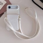 iPhone 17 手帳型ケース ショルダーストラップ付き iPhone16Pro PUレザー ケース