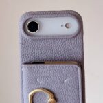iPhone 17 手帳型ケース ショルダーストラップ付き iPhone16Pro PUレザー ケース