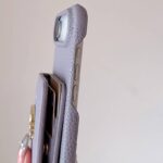 iPhone 17 手帳型ケース ショルダーストラップ付き iPhone16Pro PUレザー ケース